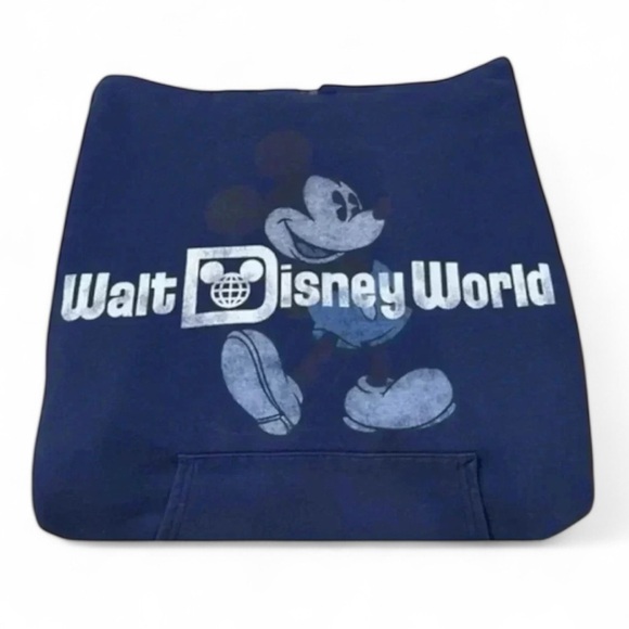 ✨ Vintage Disneyland Hoodie | Mickey Mouse | Women’s Small | Navy Blue ✨ - Picture 2 of 2